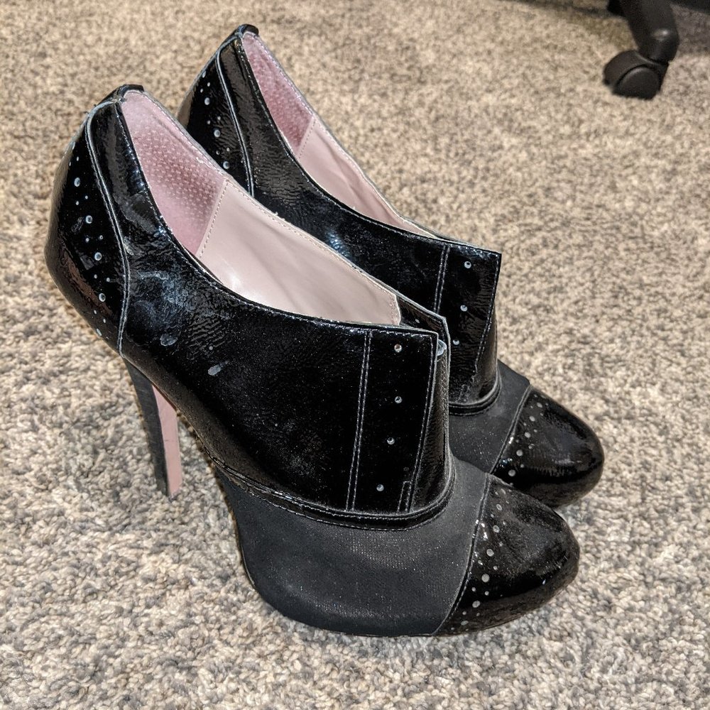 Black Heeled Boots